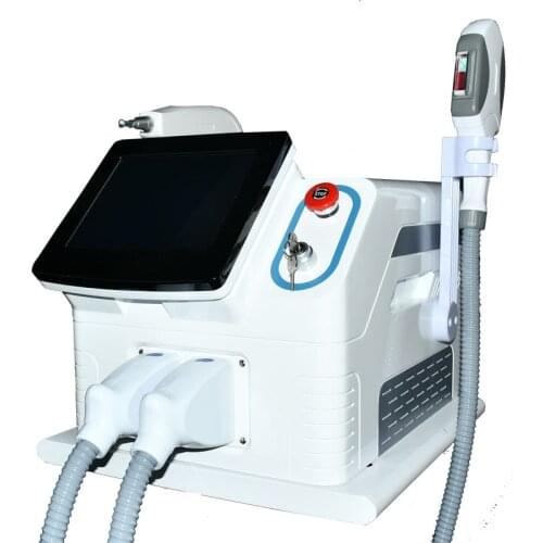 New product 2 in 1 depilation ipl skin rejuvenation system opt shr e-light ipl rf yag laser machine