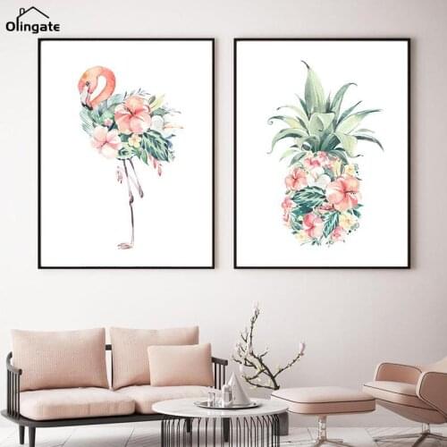 Настенные акварельные картины Olingate China At AliExpress