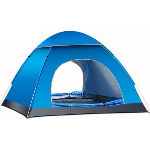 Outdoor Camping Tents Portable Waterproof Automatic Tent Anti-UV 3/4Person Folding Pop Up Open Sun Shade Tent