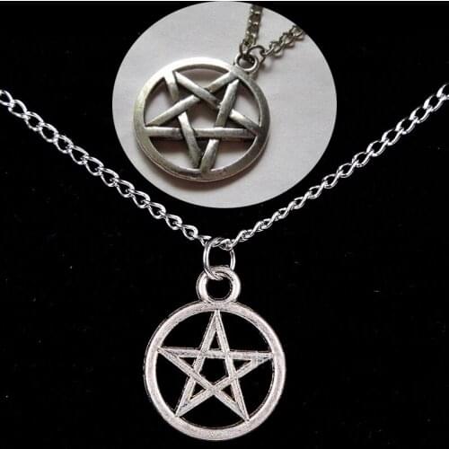 Simple Vintage Silver Star Pendant Necklace Jewelry Chain Collar Choker Necklace