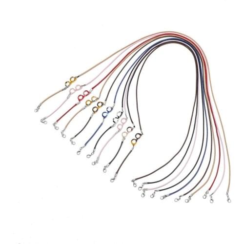 Eyeglass Strap Reading Glasses Hanging Chain Fashion Waxed Cord Sunglasses Spectacles Holder Neck Cord Glasses Slip Metal Chain