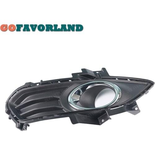 Chrome Front Right Bumper Fog Lamp Grille Plastic Black DS7Z17B814FA For Ford Fusion 2013 2014 2015 2016