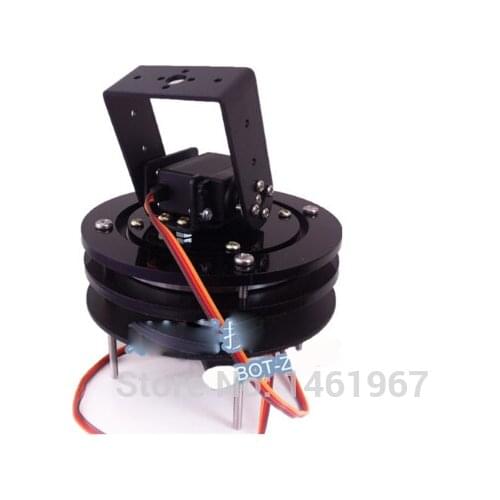 1set 2-DOF Robot Base Arduino Servo PTZ Camera Photography Turntable Chassis Mount Kit Wholesale Retail Promotion