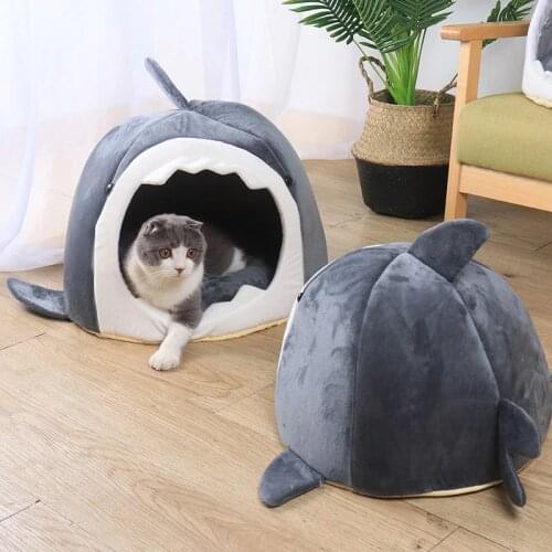 Removable Cat Bed House Kennel Dinosaur Pet Bed Cat Rug Dog Bed Sofa Dog House Pet Products Cat House Pet Beds for Dogs Cats Bed