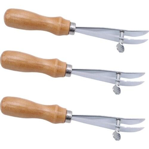 Polished Finish Press Edge Creaser Adjustable Leather Edge Creaser Leathercraft Tools Sewing Leather Tools Making Creasing Tool