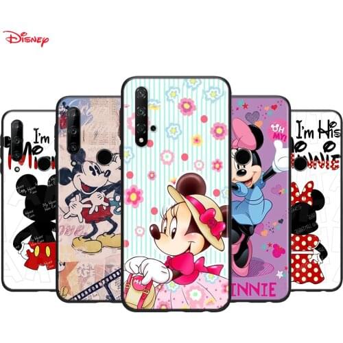 Silicone Cover Cute Minnie Mouse Girls For Honor 30 30S V30 V20 9N 9S 9A 9C 20S 20E X10 20 7C Lite Pro Plus Phone Case