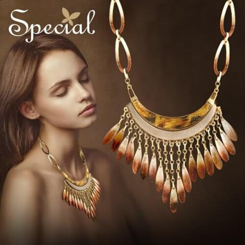 Special Brand Statement Necklace Limited PU Leather Maxi Necklace Indian Style New Jewelry Gifts for Women XL160120