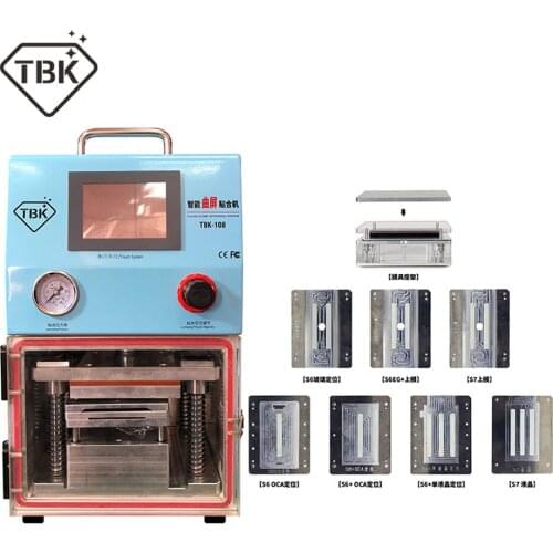 TBK-108 Vacuum OCA Laminating Machine LCD for Samsung edge s7/s6/s6+ Screen Refurbish Laminator Curved screen repair equipment