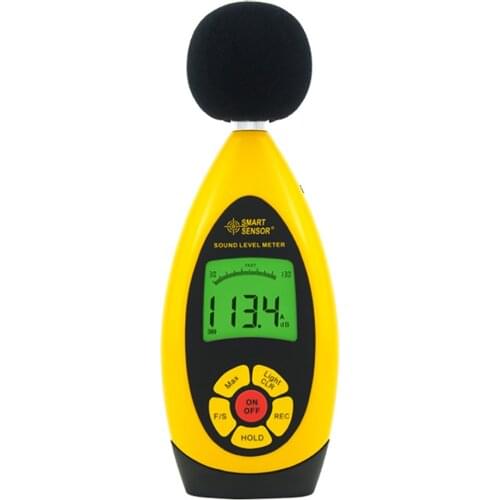 Smart Sensor AR854 Digital Sound Level Meter Noise Level Meter with Software 30~130dBA 20Hz~8KHz