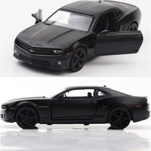 12.8CM Scale 1/36 Red Color Metal Alloy Camaro Racing Car Pull Back Diecast Vehicles Model Toys For Children collection display