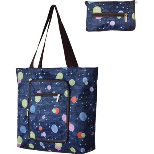 Waterproof Oxford Shopping Bag Women Reusable Tote Bag Foldable Shopper Bags Fashion Travel Organizer Shoulder Bags Dropshipping