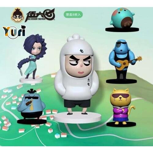 Yuri Limit Cartoon Scissor Seven Killer Seven Blind Box PVC Doll Toy Figure Model Display Anime Cute Cosplay Gift C