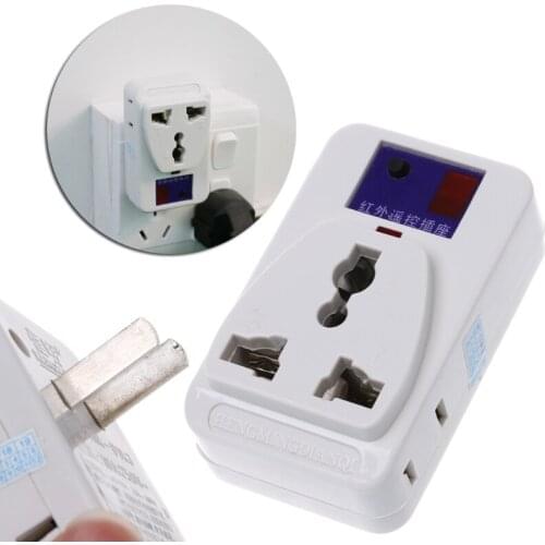 1PC Energy Saving IR Infra-Red Wireless Remote Control Outlet Switch Socket