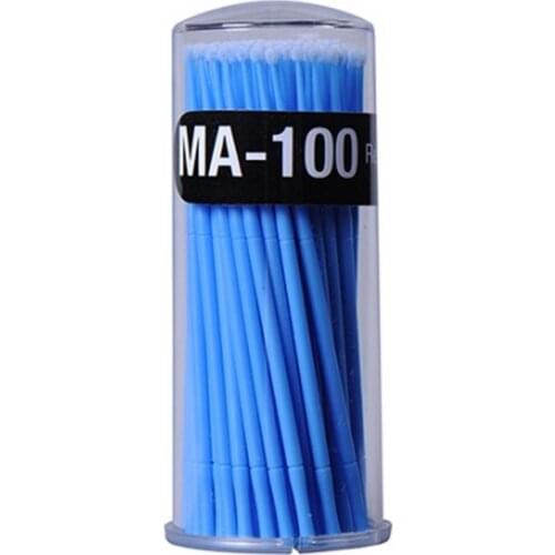 100PCS of One Box Grafting Eyelash Gel Remover Paste Special Cotton Swab Cleaning Stick Cleansing Rod