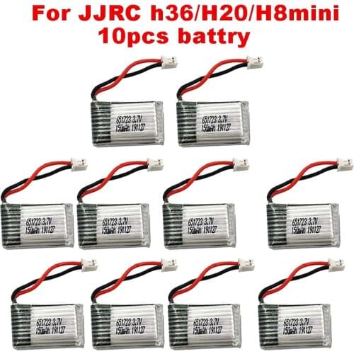 3.7V 150mah battery for jjrc H36 H20 H8mini drone