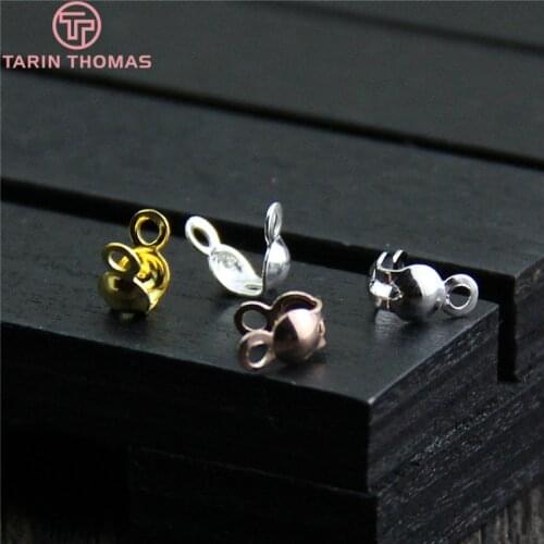 Iron or Copper Crimp End Caps & Clasps Wire and Thread Covered Clasps Connect Clasps Jewelry Accessories Wholesale