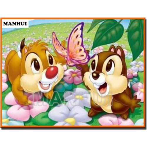 NEW Diamond Mosaic Painting Cross Stitch Bunny Full Square/Round Decorative Diy Diamond Embroidery Cartoon Fashion Gift MH359