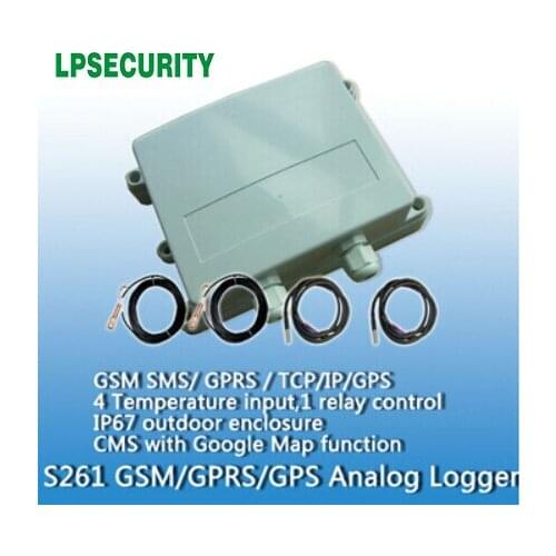 Wireless waterproof S261 3G GSM GPRS SMS temperature monitoring RTU real time temperature alarm measurement