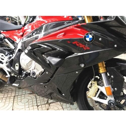 Side Fairings Panels For BMW S1000RR 2015 2016 2017 2018 Full Carbon Fiber, 100%, Twill