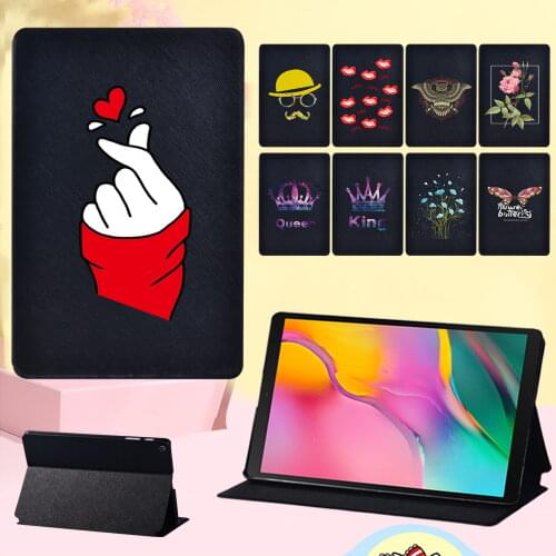 For Samsung Galaxy Tab S5e T720 T725 10.5" Flip Tablet Case for Tab A 10.1 T510 T515/Tab E 9.6" T560 T561-new Cartoon Cover Case