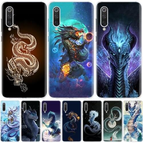 Cartoon Dragon Phone Case for Xiaomi Note 10 Mi 11 9 8 CC9 5X 6X A1 A2 A3 9T 10T Lite Pro Poco F1 X3 NFC F3 Cover Coque