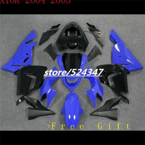 For KAWASAKI 04-05 NINJA Rose black ZX 10R 10 R 2004 2005 C19186 ZX-10R 04 05 ZX10R NEW blue 2004 2005 Fairing Kit for Ninja-Hey