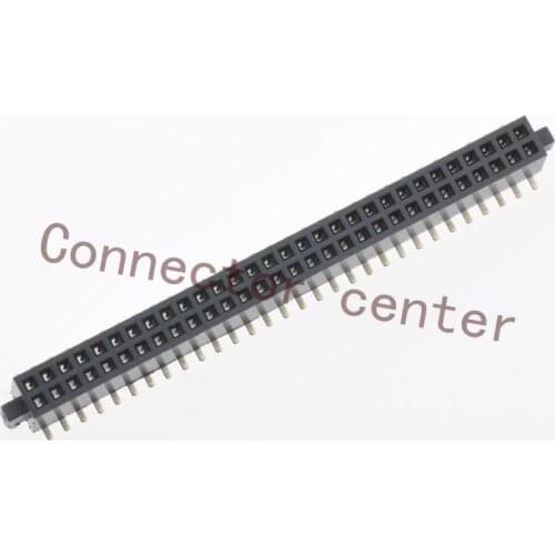 Double Row SMD Female Pin Header 1.27mm Pitch 2*30 60Pin 4.6mm Height