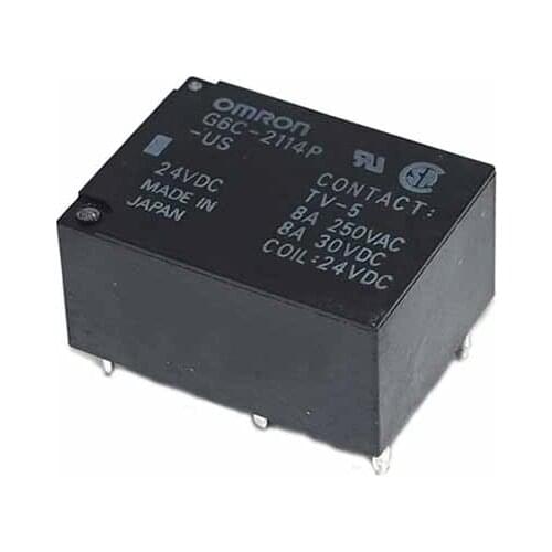 HOT NEW G6C-2114P-US G6C 2114P US G6C2114PUS 5V 12V 24V relay Power relay 5VDC DC5V 12VDC DC12V 24VDC DC24V 8A 6PIN