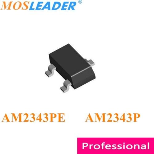 Mosleader AM2343PE AM2343P SOT23 3000PCS AM2343PE-T1-PF AM2343P-T1-PF AM2343 Made in China High quality P-Channel 20V 30V
