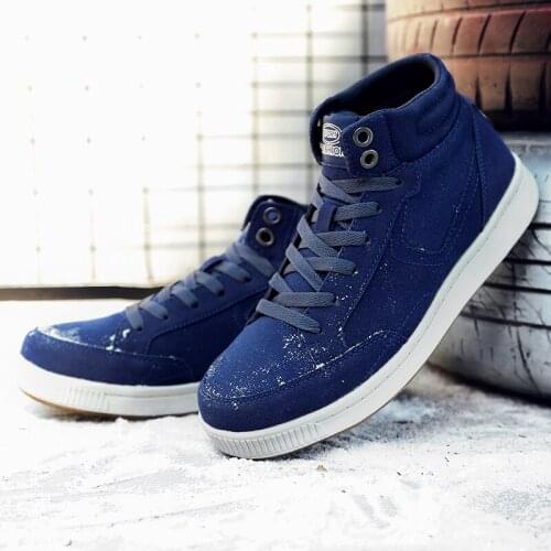 Fashion Autumn Winter Mens Boots Big Size 49 Casual Shoes Non-slip Snow Boots Men Plus Velvet Shoes Men Outdoor Cotton Sneakers