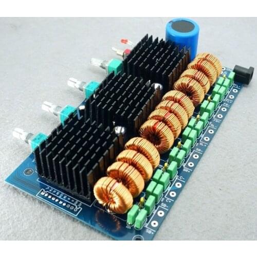 New High quality 6 channel 18--32V TDA7498E x3 5.1 100W X 6 Class D Audio Amplifier Board