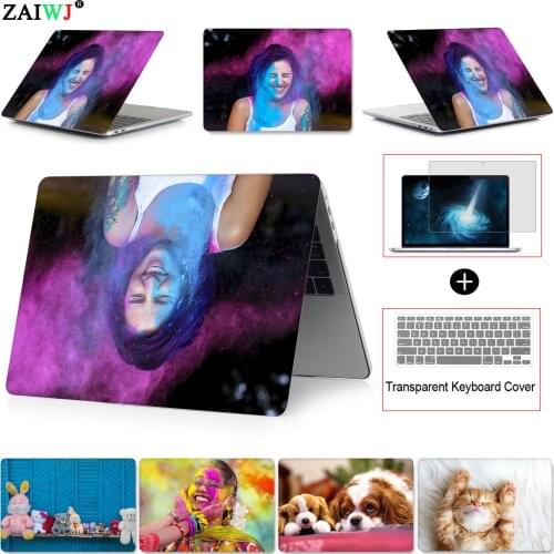 New shell Laptop Case For MacBook M1 chip Air Pro Retina 13.3 2020 for Mac 11 12 13 15 15.4 16 inch Touch Bar ID Keyboard Cover