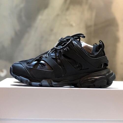 Paris Dade shoes womens first generation sports shoes black mens shoes raise triple s 3.0 third generation track2.0