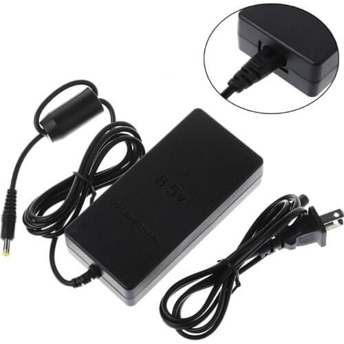 EU US Plug DC 8.5V Home Wall Charger Adaptor Cord Power Supply AC Adapter 100-240V for SonyPlaystation2 PS 2 PG Slim70000 Series