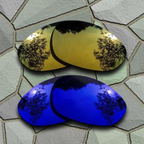 Yellow Golden&Violet Blue Sunglasses Polarized Replacement Lenses for Oakley X Metal XX