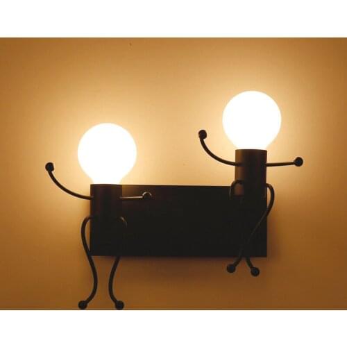 Modern led crystal mirror light wall light luminaria led lampara pared cabecero de cama bedroom dinging room lamp