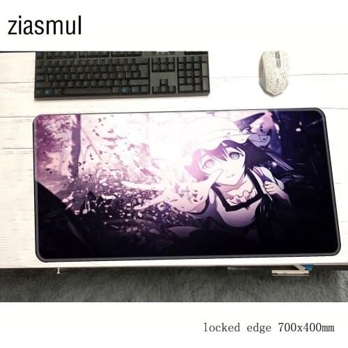 Steins gate padmouse 700x400x3mm gaming mousepad game Cartoon mouse pad gamer computer desk Colourful mat notbook mousemat pc