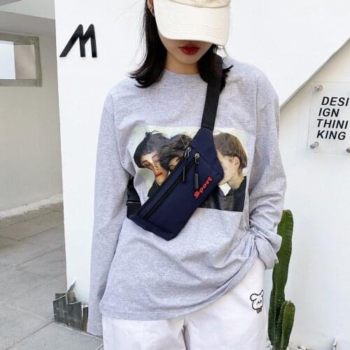 Waterproof Woman Waist Bag Fanny Pack Fashion Chest Pack Outdoor Crossbody Bag Large Capacity Unisex Belt Bags Hip Waist Packs