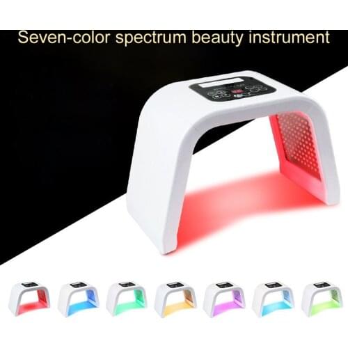 LED 7-Color Spectrometer Photon Skin Rejuvenation And Acne Removal Device Facial Lifting Whitening And Rejuvenating Instrument