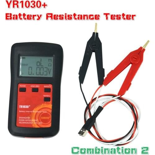 Upgrade YR1030 Lithium Battery Internal Resistance Test TR1030 Electrical DIY 18650 Nickel Hydride Button Dry Battery Tester C2
