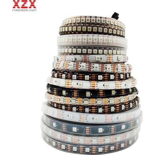 WS2815 DC12V 1/3/4m 30/60/100/144 leds/m RGB Led Pixels Strip Light Individually Addressable Dual-Signal Smart led strip
