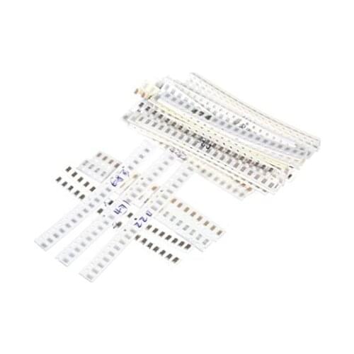 XFCZMG 720PCS 1206 SMD Capacitor Assorted Kit 36Values 20pcs 1PF to 10UF
