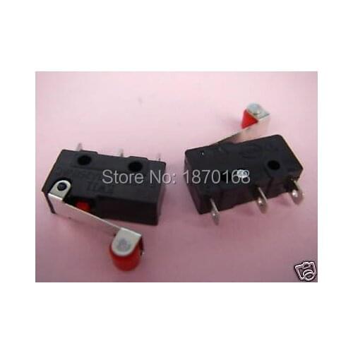 10 Pcs KW12-N Micro Limit Switch, Ultra small SPDT lever rollers many snap action