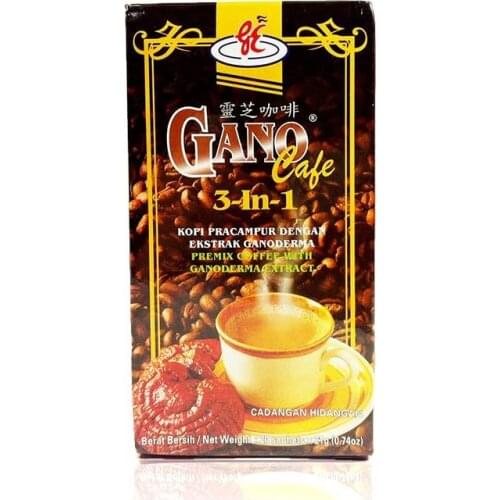 1x Gano Excel Cafe 3 in 1 Coffee Ganoderma Healthy Coffee Healthy , Present , Practical , Turkey Fast Shipping , New 2020 Day
