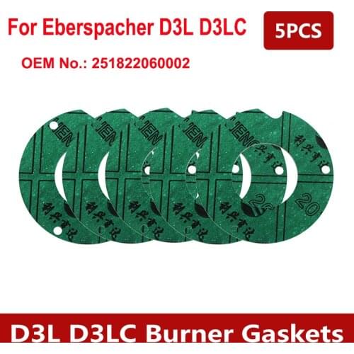 5pcs/lot Car Air Diesel Heater Combustion Chamber Kits Burner Gaskets 251822060002 For Eberspacher Airtronic D3L D3LC