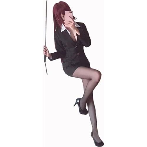 Anime Fate/ Grand Order Scathach Sexy High Quality black Uniforms teachers costume Cosplay Costume