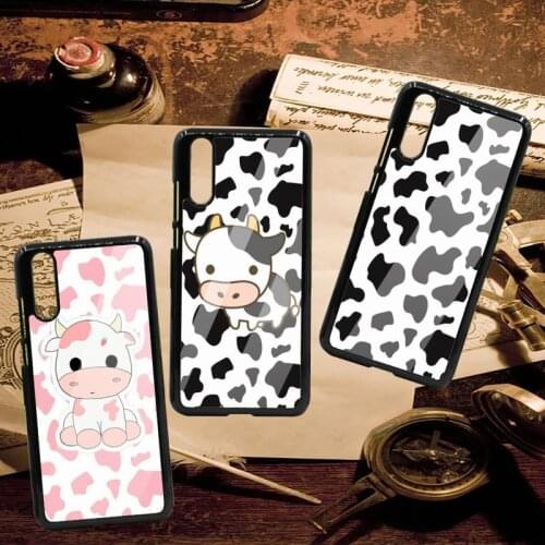Cow Print Phone Case For Samsung galaxy S note 8 9 20 10 e lite2019 plus pro ultra Hard PC
