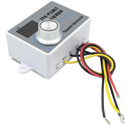 ZFX-P1007 Digital Display Speed Controller Waterproof High Power Motor Speed Regulator Stepless Control Switch Speeder