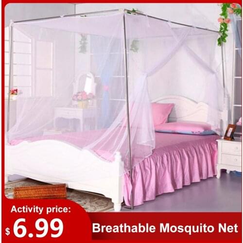 Square Mosquito Net Netting Student Mosquito Net Bed Curtains Repellent Tent Insect Reject Bed Mosquito Net