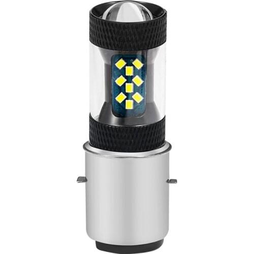 Motorcycle Headlight Ba20d LED 9V-32V 6500K super Bright 2016 36SMD Hi Lo beam Moto LED Motorbike Driving Light Bulb